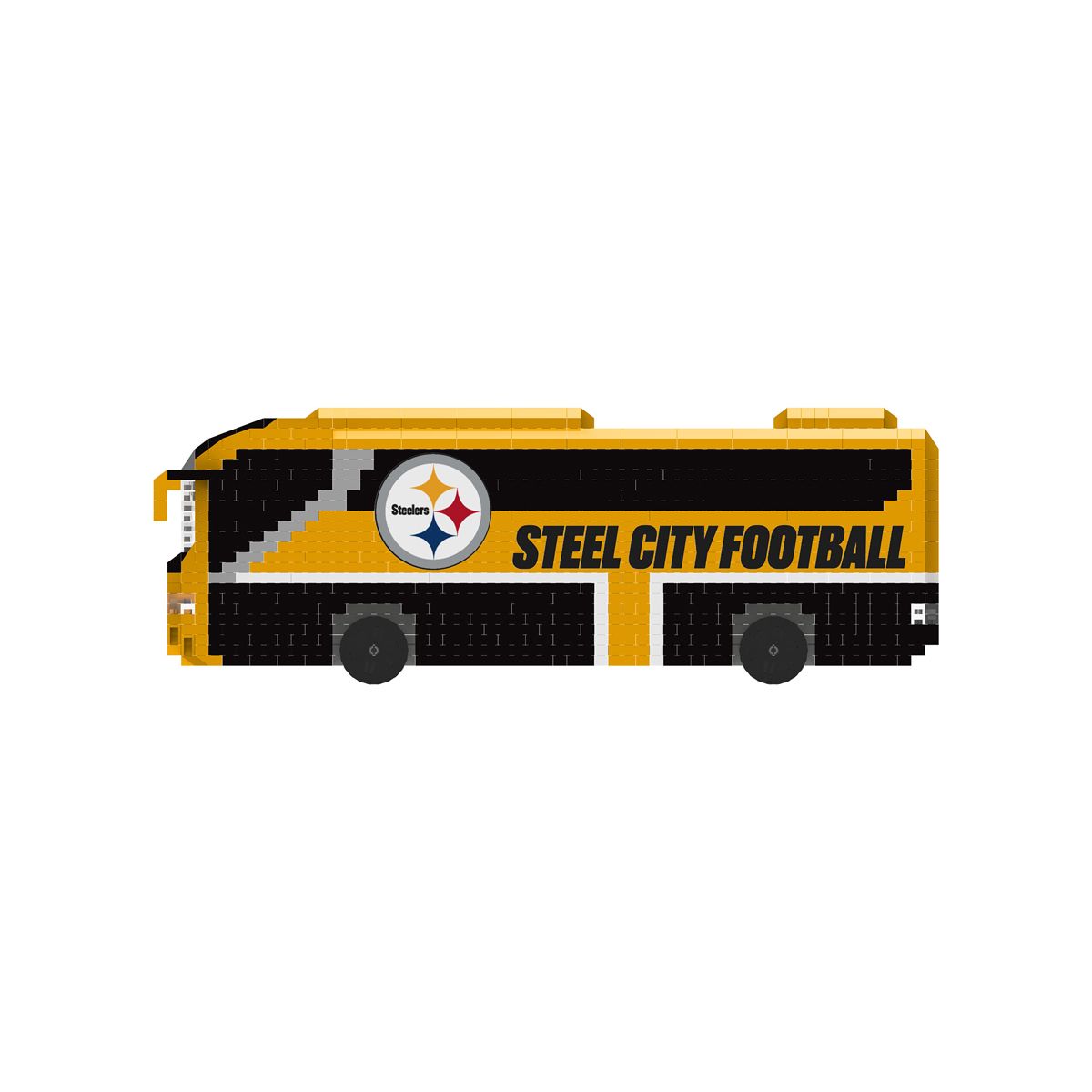 Pittsburgh Steelers BRXLZ 3D Bus 3 Pittsburgh Steelers BRXLZ 3D Bus