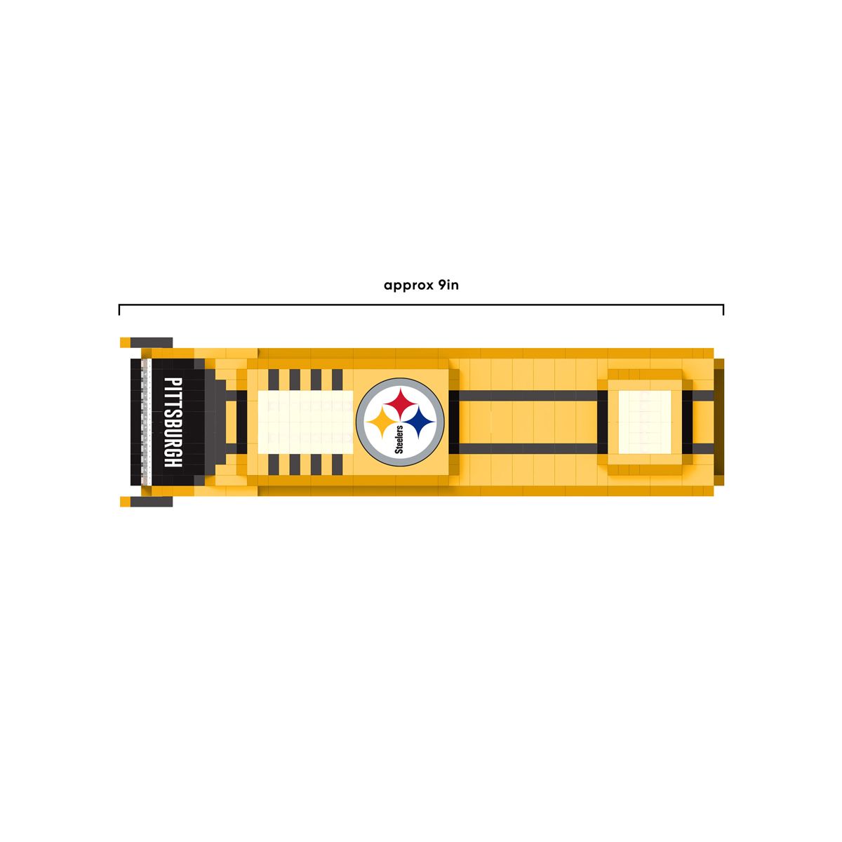 Pittsburgh Steelers BRXLZ 3D Bus 4 Pittsburgh Steelers BRXLZ 3D Bus