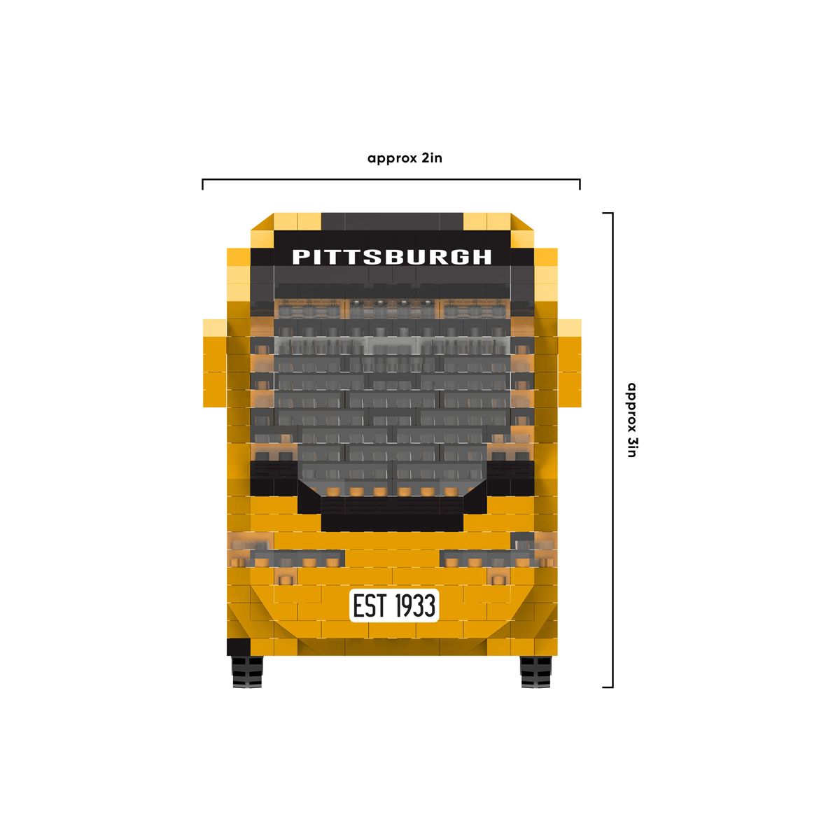Pittsburgh Steelers BRXLZ 3D Bus 5 Pittsburgh Steelers BRXLZ 3D Bus