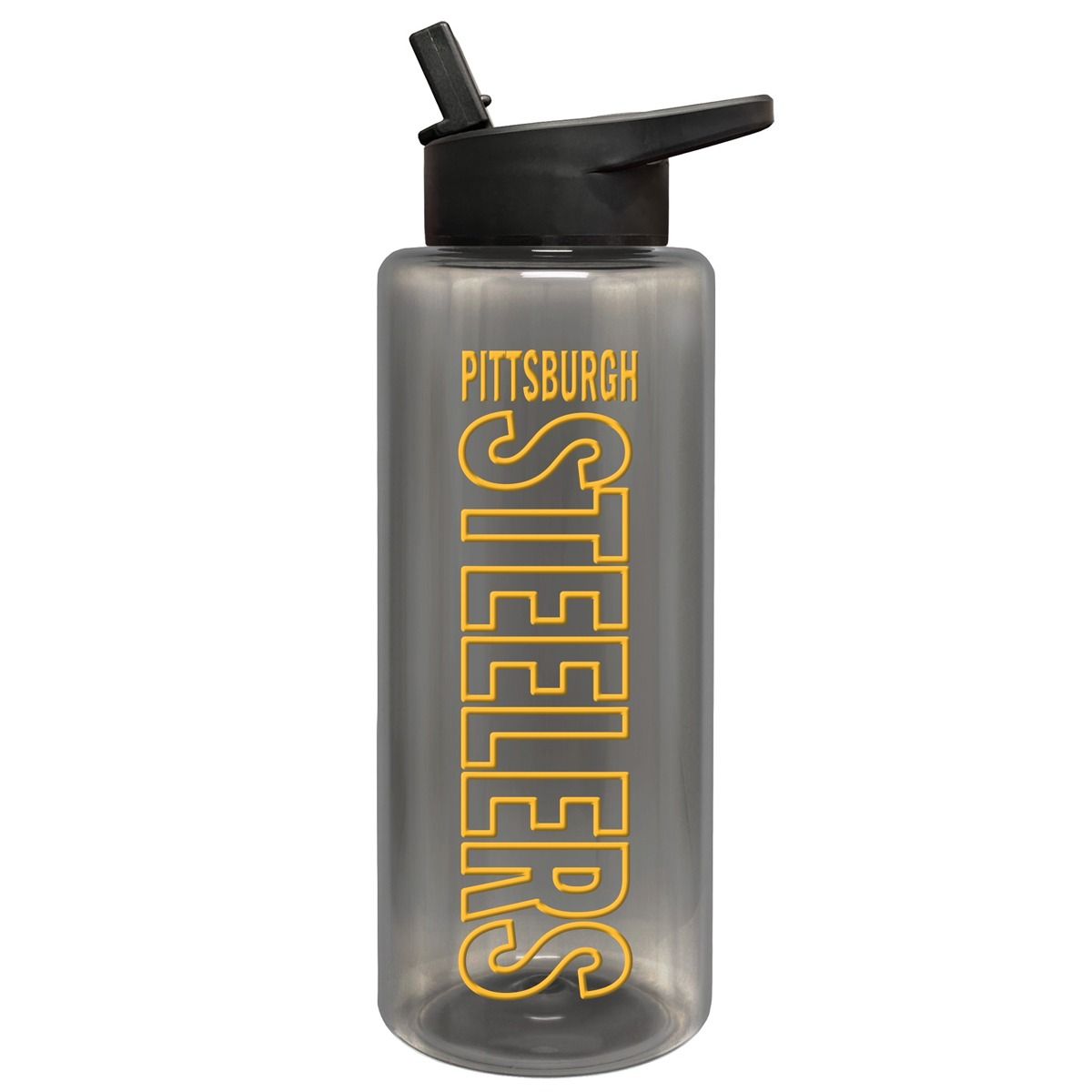 Pittsburgh Steelers 34oz Color Rush Plastic Water Bottle