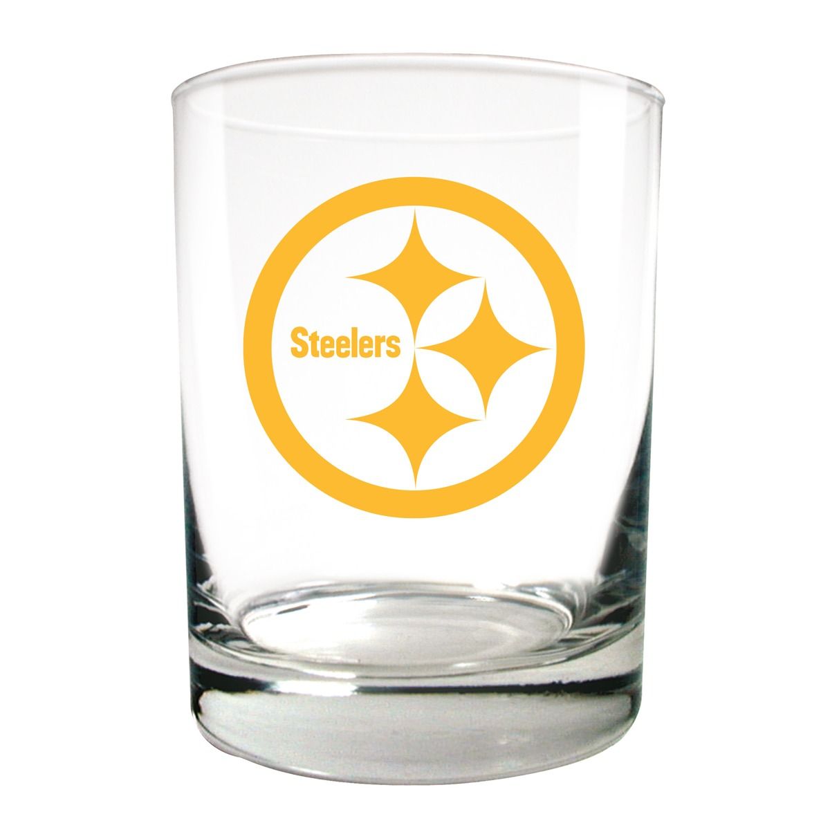 Pittsburgh Steelers 12oz Color Rush Rocks Glass
