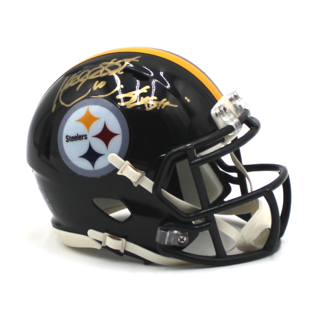 Pittsburgh Steelers #10 Kordell Stewart Autographed Riddell Speed Mini Helmet