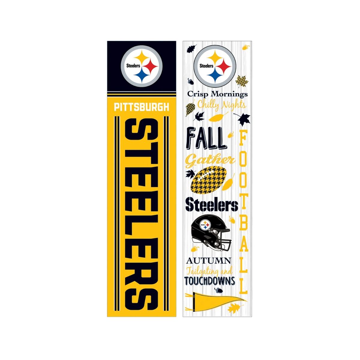 Pittsburgh Steelers 47" Fall Seasonal Leaner