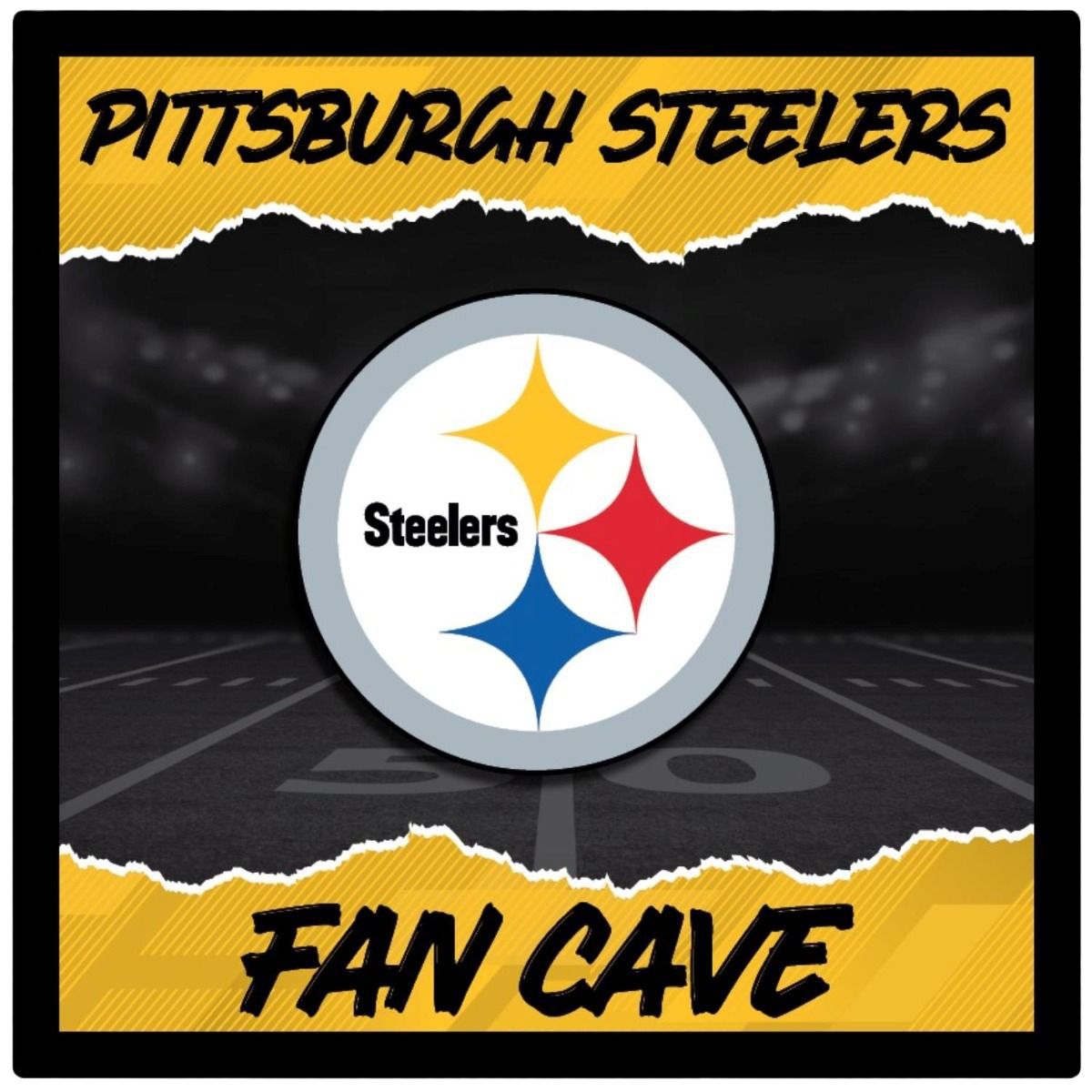 Pittsburgh Steelers LED Edgelite Sign 2 Pittsburgh Steelers LED Edgelite Sign
