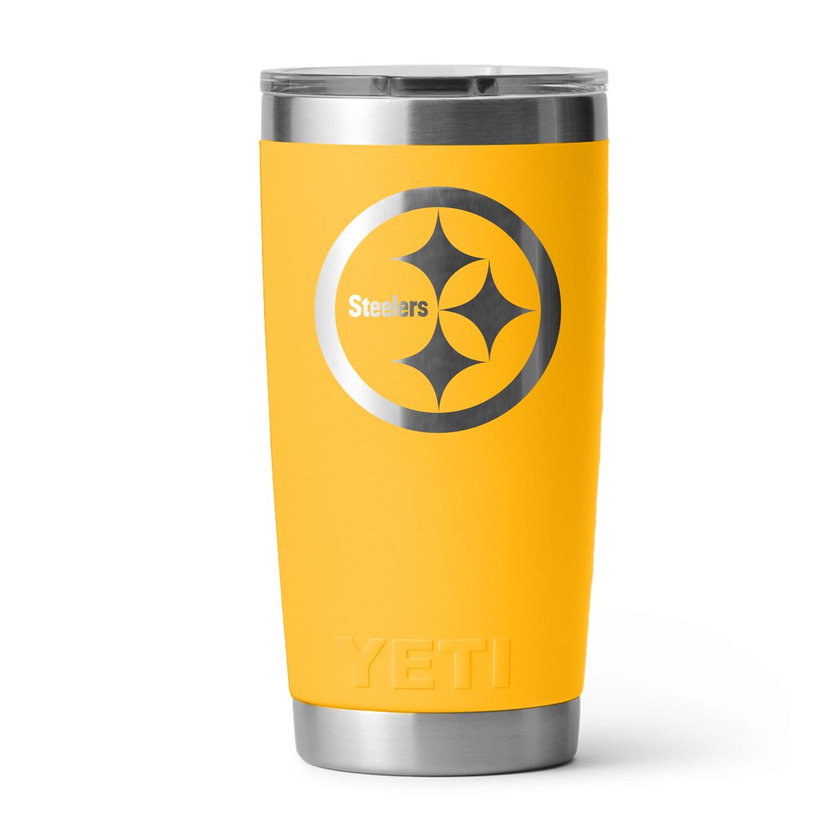Pittsburgh Steelers Yeti 20oz Gold Rambler Tumbler