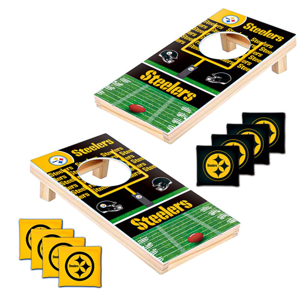 Pittsburgh Steelers Table Top Cornhole 2 Pittsburgh Steelers Table Top Cornhole