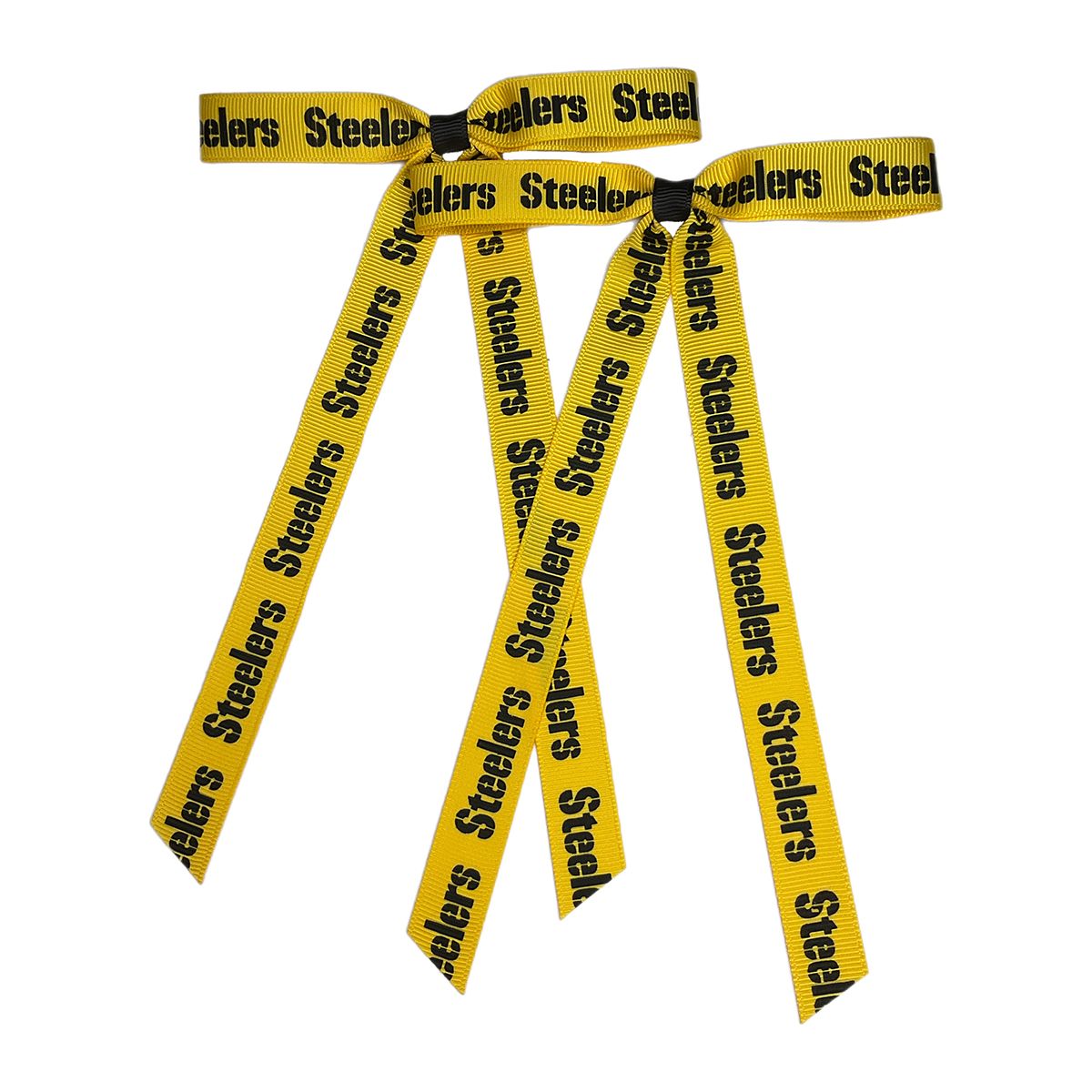Pittsburgh Steelers Mini Cheer Bow - 2 Pack 3 Pittsburgh Steelers Mini Cheer Bow - 2 Pack