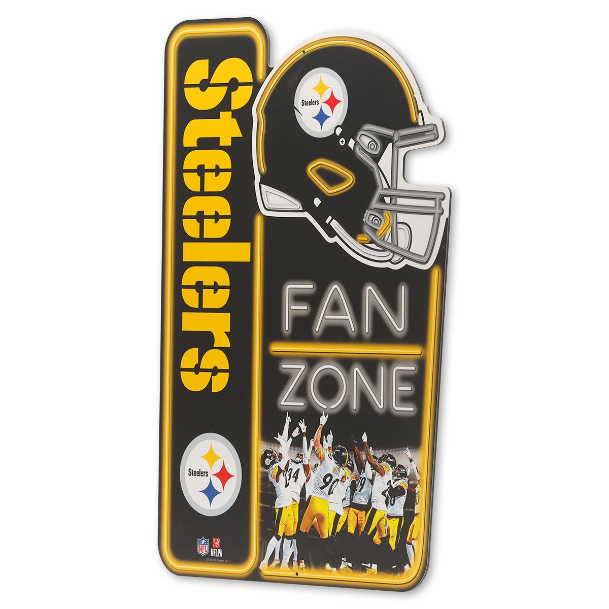 Pittsburgh Steelers X-Metal Team Fan Zone Sign 2 Pittsburgh Steelers X-Metal Team Fan Zone Sign