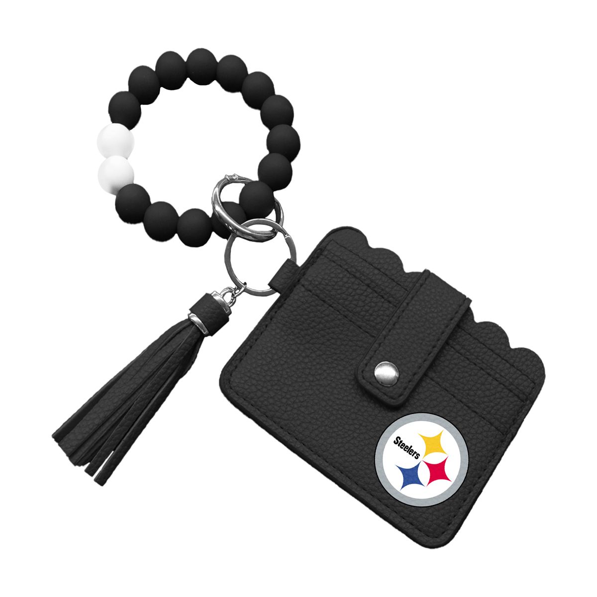 Pittsburgh Steelers Beaded Bracelet Wallet