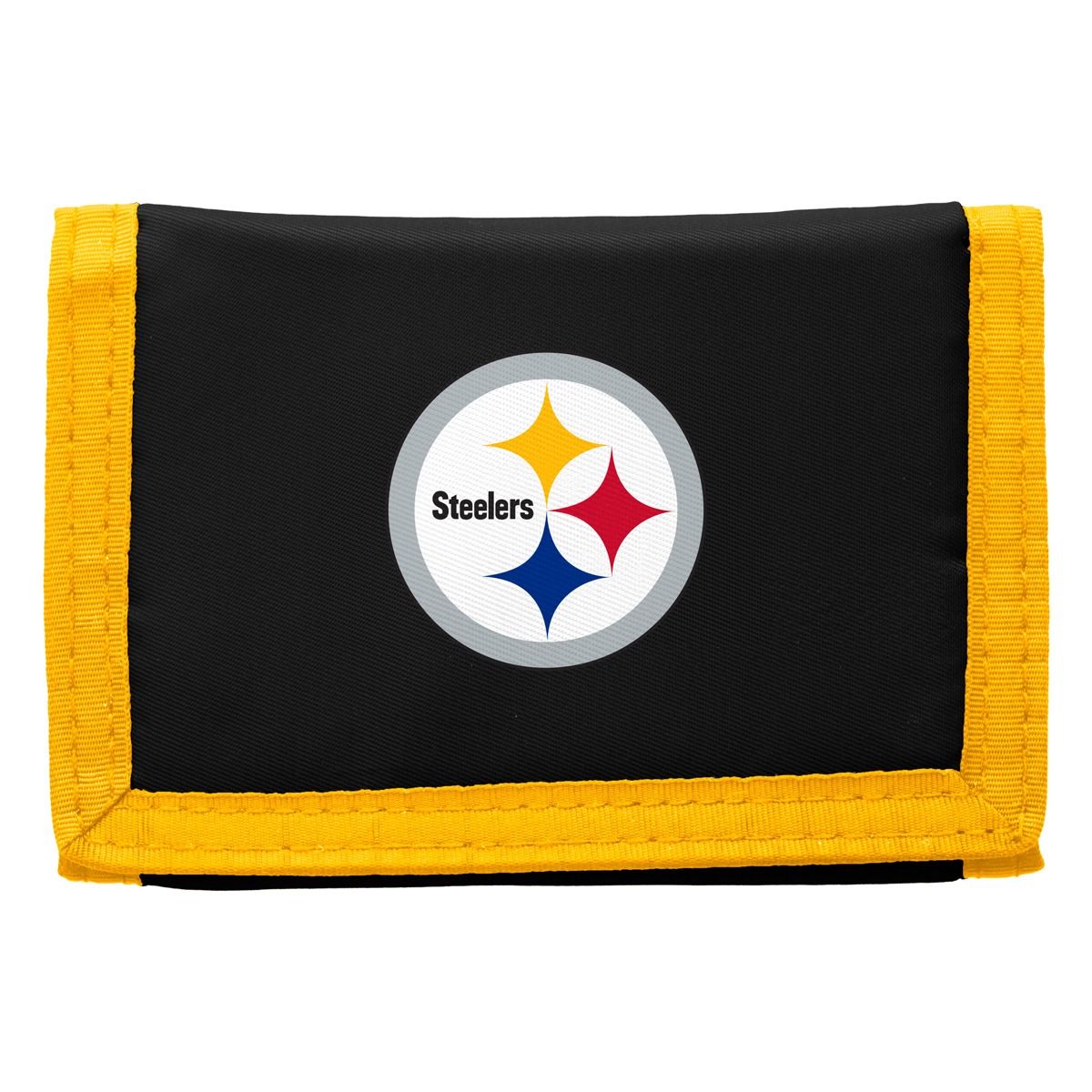 Pittsburgh Steelers Velcro Tri-Fold Wallet 1 Pittsburgh Steelers Velcro Tri-Fold Wallet