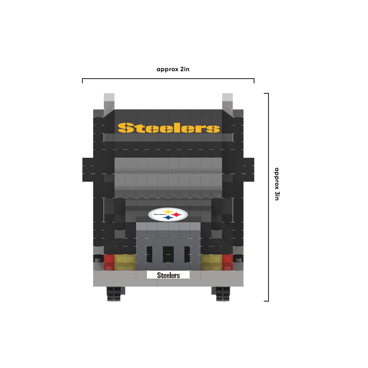 Pittsburgh Steelers BRXLZ 3D Big Rig Truck 5 Pittsburgh Steelers BRXLZ 3D Big Rig Truck