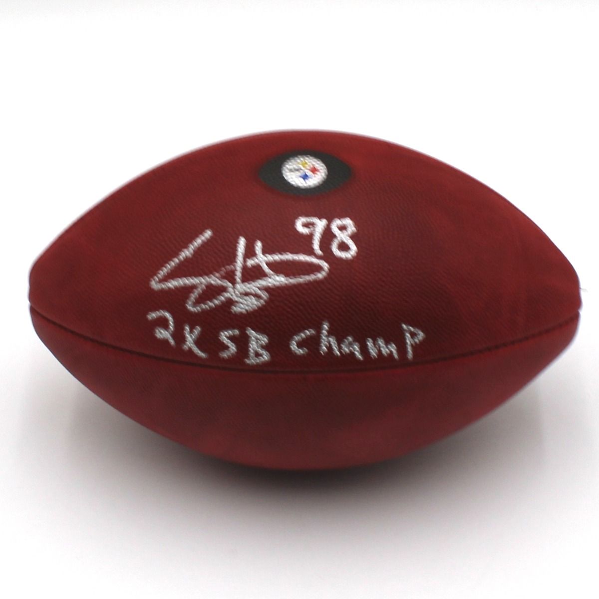 Pittsburgh Steelers #98 Casey Hampton Autographed Authentic Duke Football