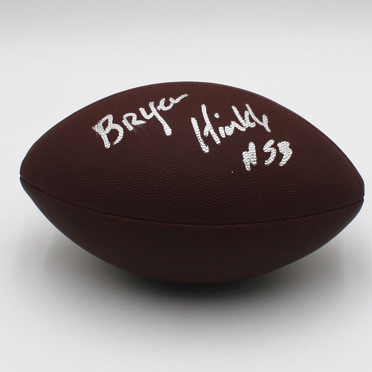 Pittsburgh Steelers #53 Bryan Hinkle Autographed Replica Duke Football 2 Pittsburgh Steelers #53 Bryan Hinkle Autographed Replica Duke Football