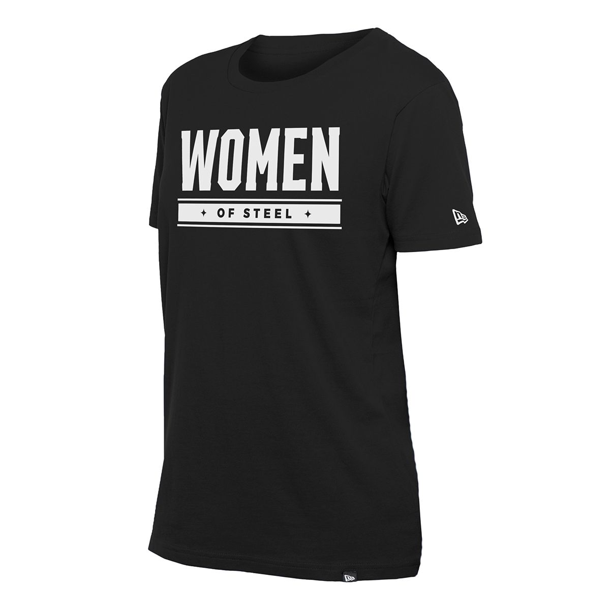 Pittsburgh Steelers Women's New Era Women Of Steel Short Sleeve T-Shirt 1 Pittsburgh Steelers Women's New Era Women Of Steel Short Sleeve T-Shirt