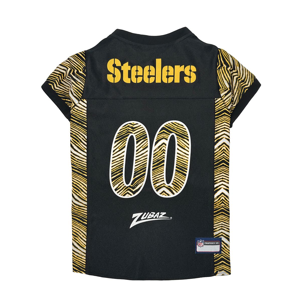 Pittsburgh Steelers Zubaz Team Color Pet Jersey