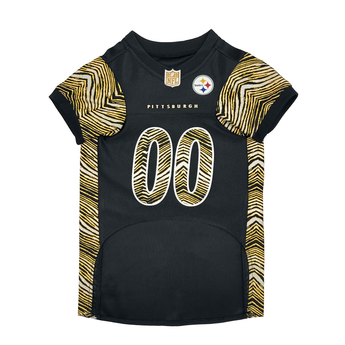 Pittsburgh Steelers Zubaz Team Color Pet Jersey