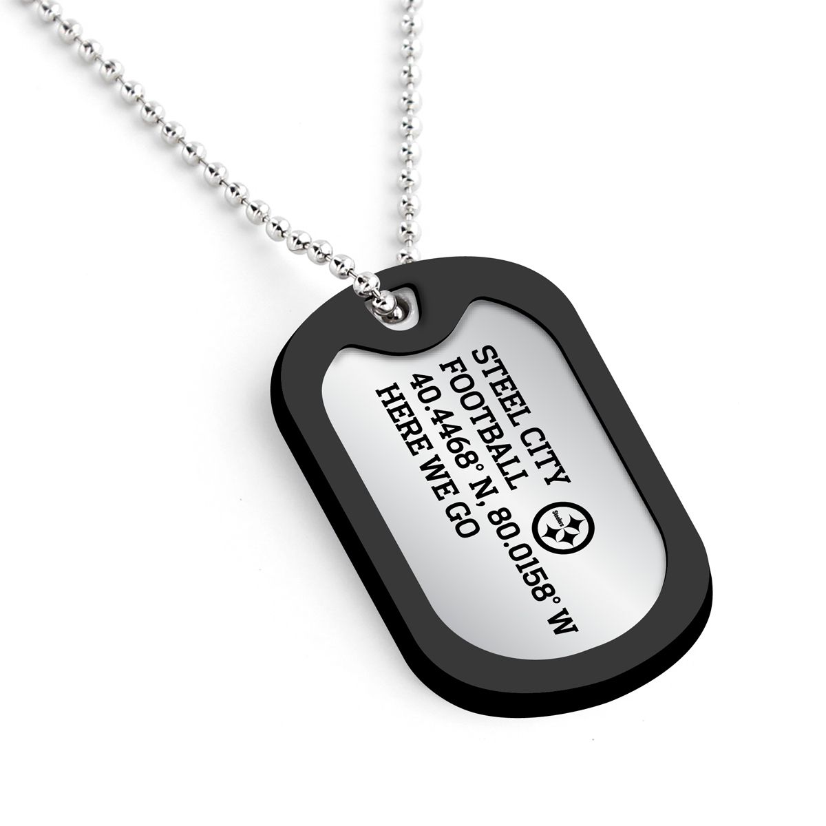 Pittsburgh Steelers Dog Tag Necklace