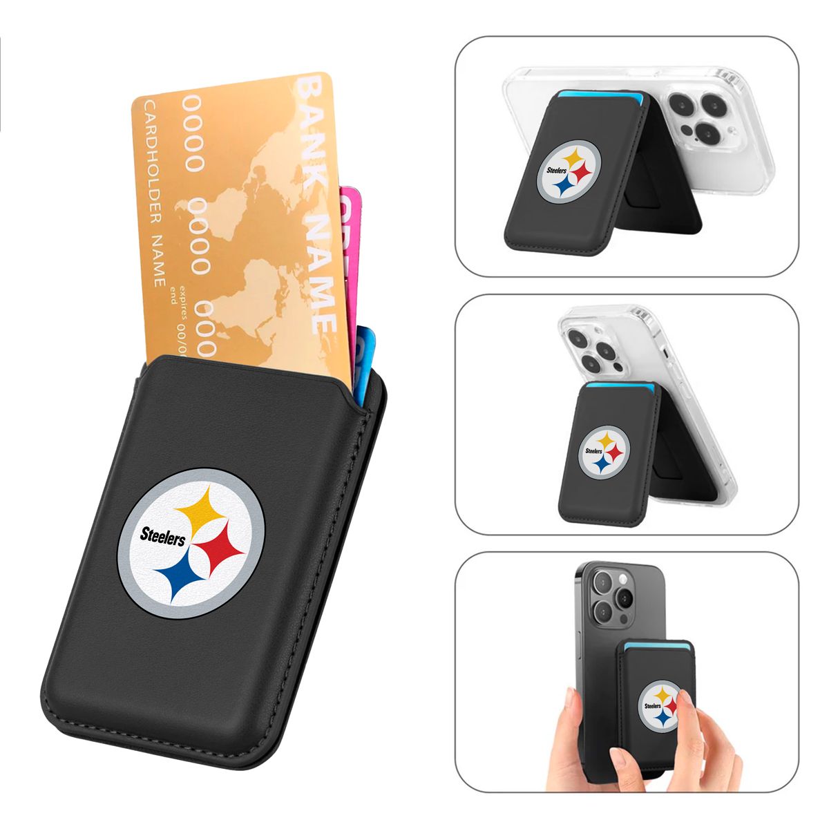 Pittsburgh Steelers Magnetic Phone Wallet