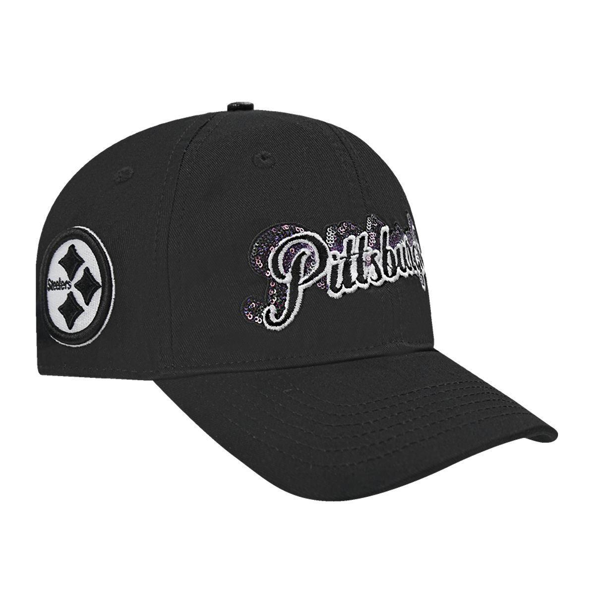 Pittsburgh Steelers Women's Pro Standard City Lights Twill Strapback Hat 4 Pittsburgh Steelers Women's Pro Standard City Lights Twill Strapback Hat