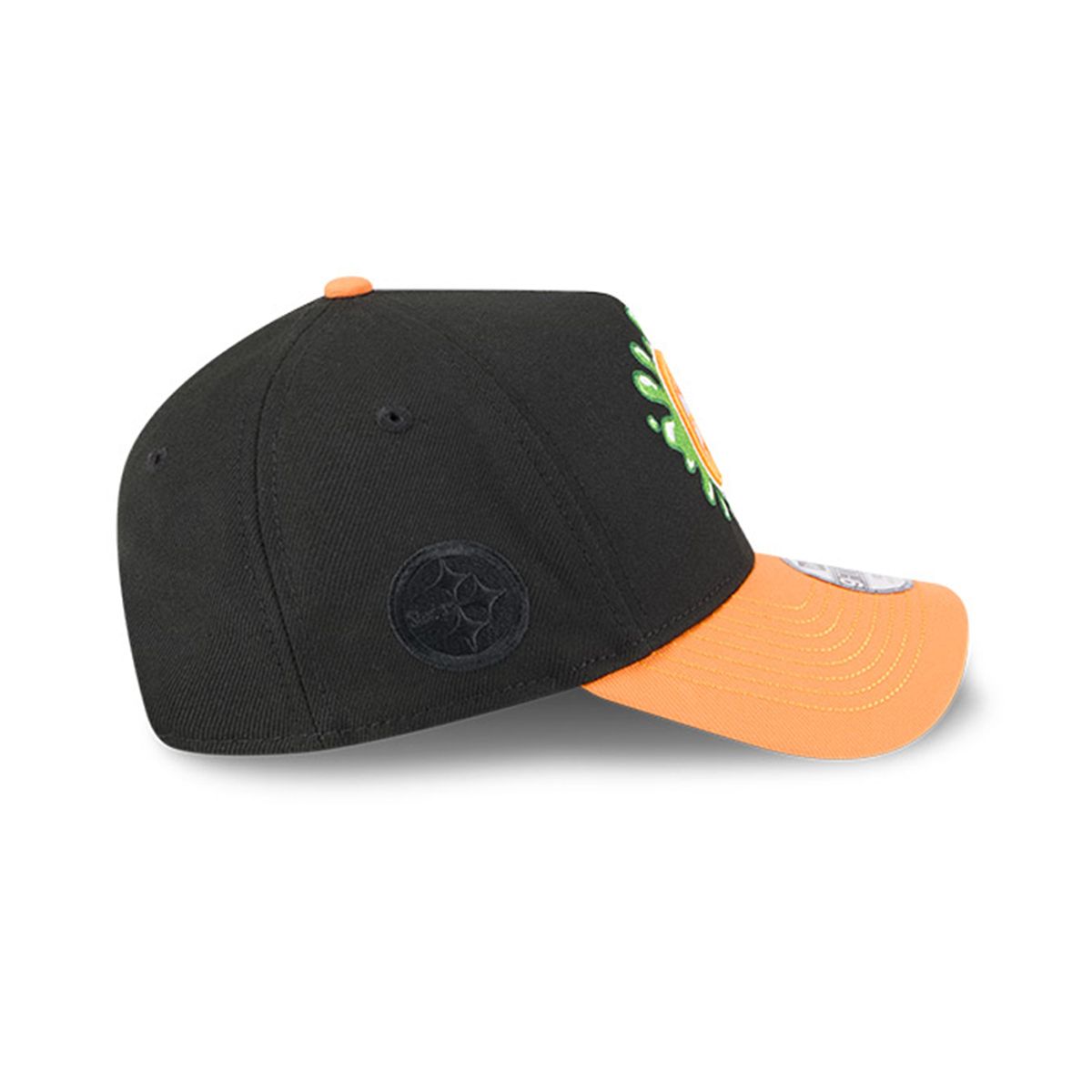 Pittsburgh Steelers Youth New Era 9FORTY A-Frame Slime Hat 4 Pittsburgh Steelers Youth New Era 9FORTY A-Frame Slime Hat