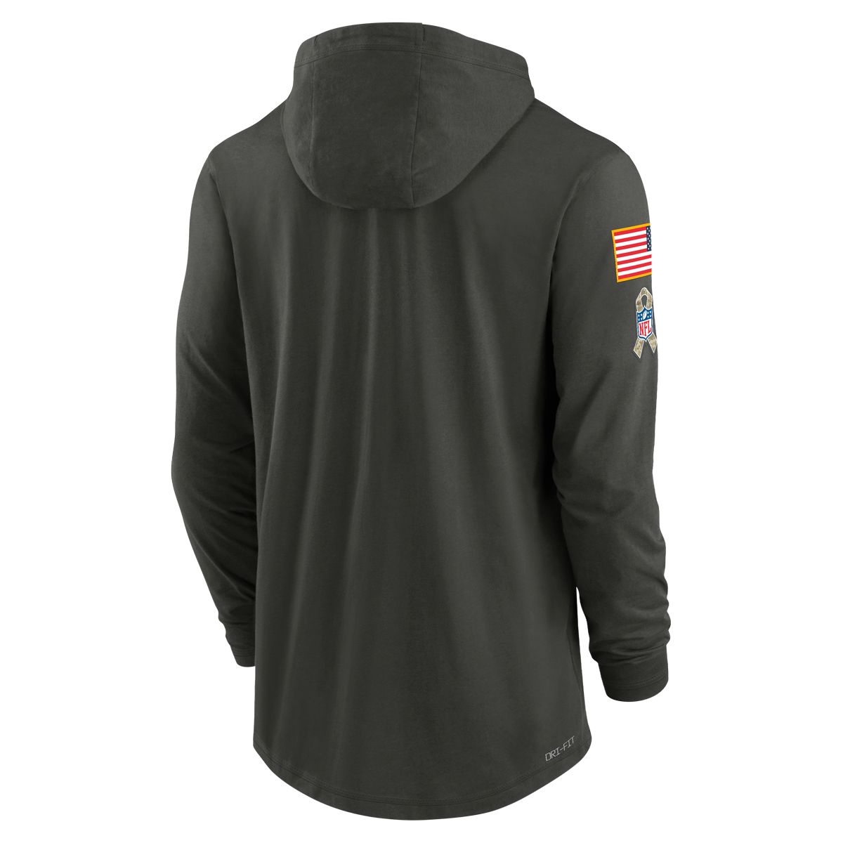 Pittsburgh Steelers Men's Nike Salute To Service Hoodie Long Sleeve T-Shirt