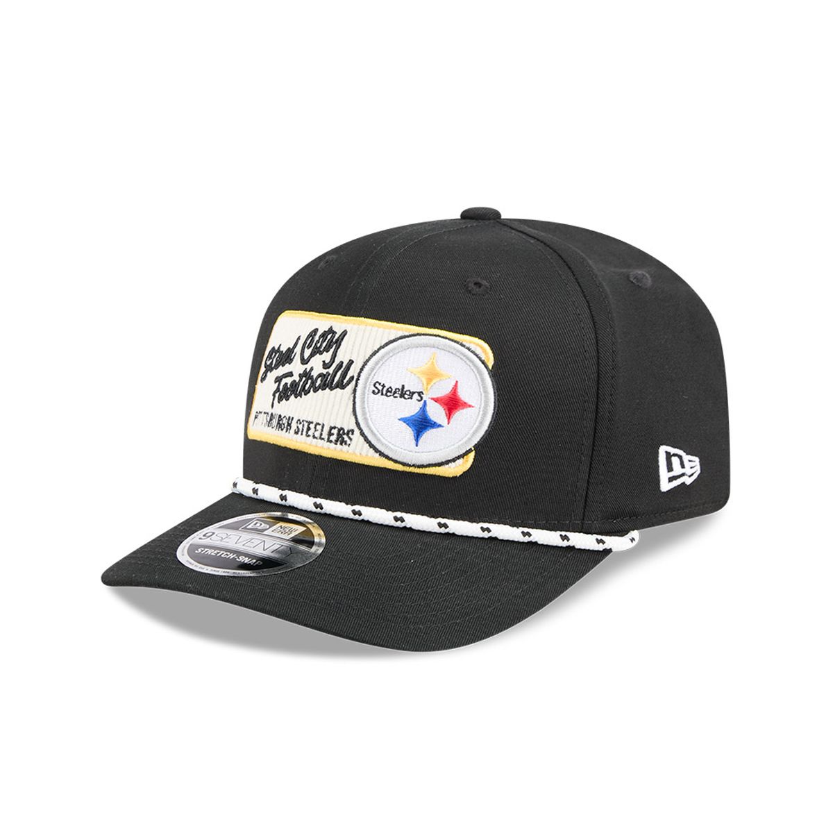 Pittsburgh Steelers New Era 9SEVENTY Rope Chant Steel City Hat
