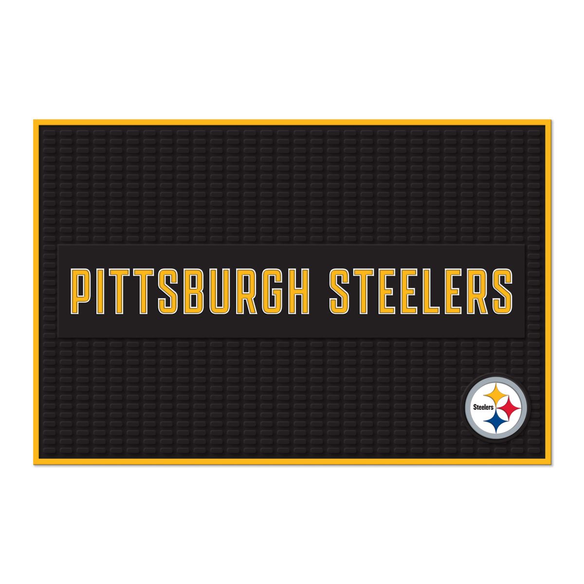 Pittsburgh Steelers 12x18 Counter 3D Mat 1 Pittsburgh Steelers 12x18 Counter 3D Mat