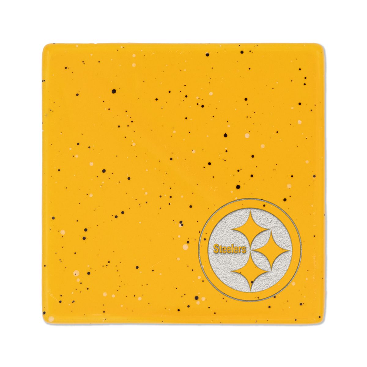 Pittsburgh Steelers Speckled Gold Coaster 2 Pittsburgh Steelers Speckled Gold Coaster