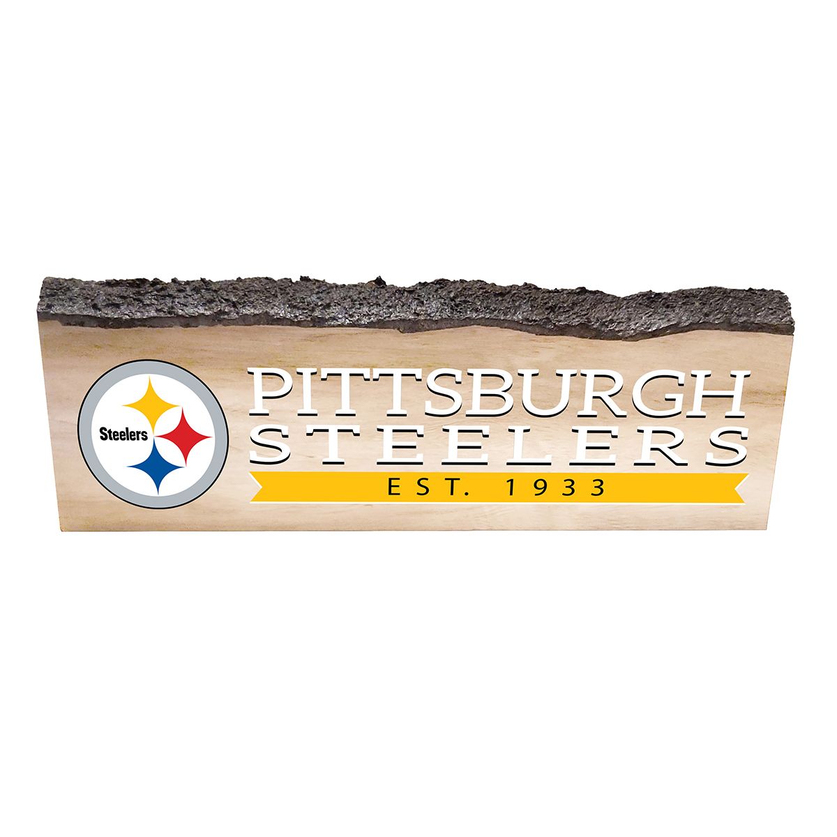 Pittsburgh Steelers Established 1933 Slab Wood Sign 1 Pittsburgh Steelers Established 1933 Slab Wood Sign