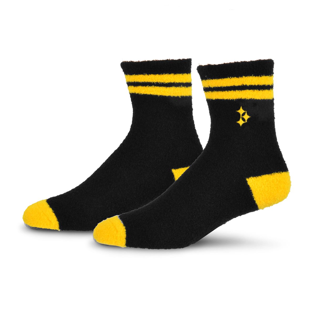 Pittsburgh Steelers Women's Color Rush Stripe Cozy Sock