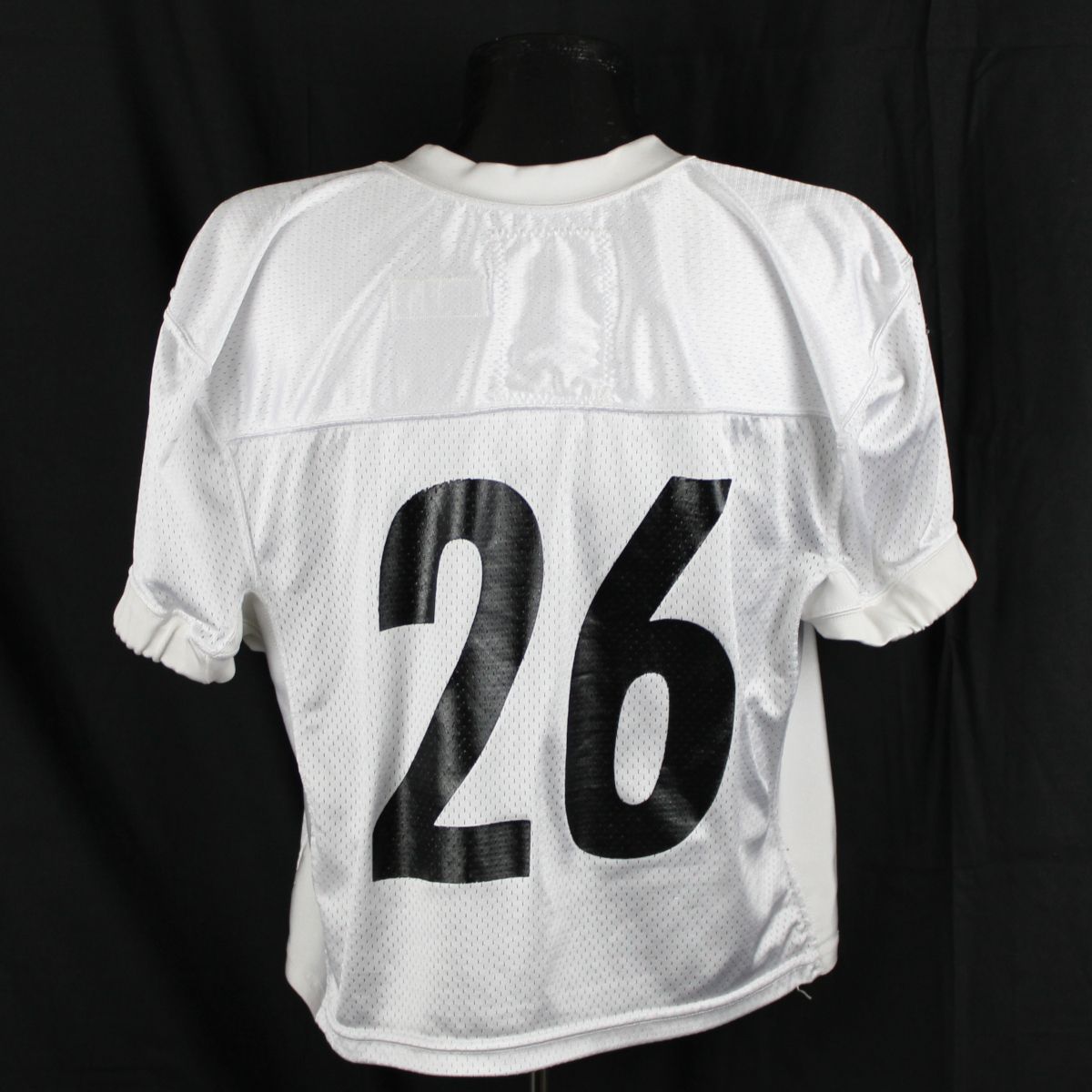 Pittsburgh Steelers #26 Anthony McFarland Practice Used White Offense Jersey 2 Pittsburgh Steelers #26 Anthony McFarland Practice Used White Offense Jersey