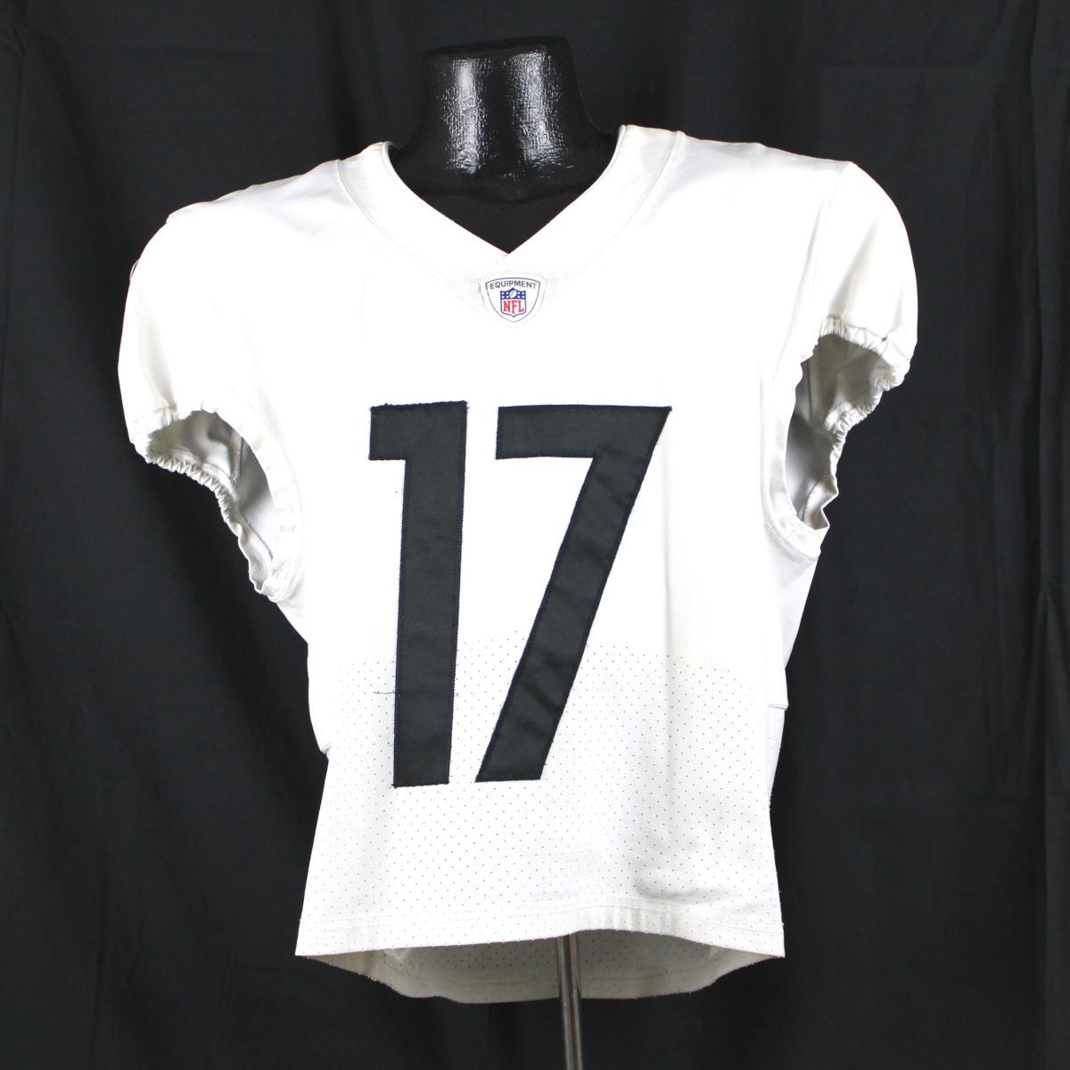 Pittsburgh Steelers #17 Deon Cain Practice Used White Offense Jersey