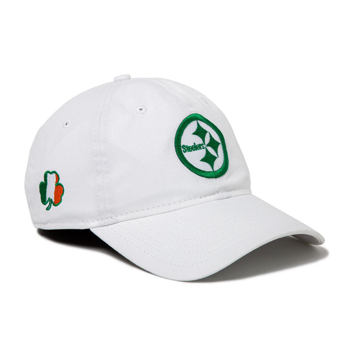 Pittsburgh Steelers New Era 9TWENTY Shamrock Flag Hat 3 Pittsburgh Steelers New Era 9TWENTY Shamrock Flag Hat