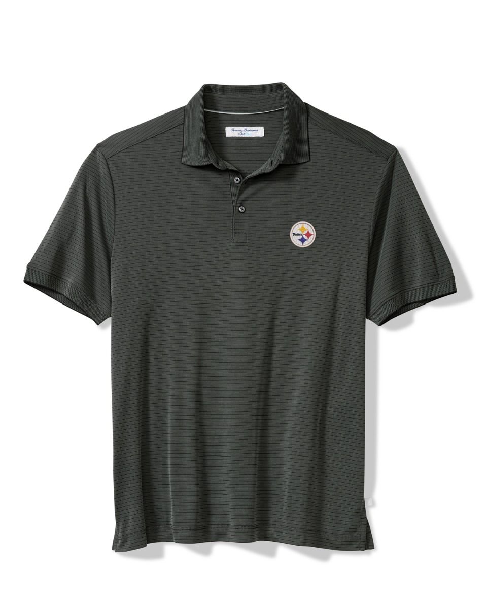 Pittsburgh Steelers Men's Tommy Bahama Bay Stripe Polo