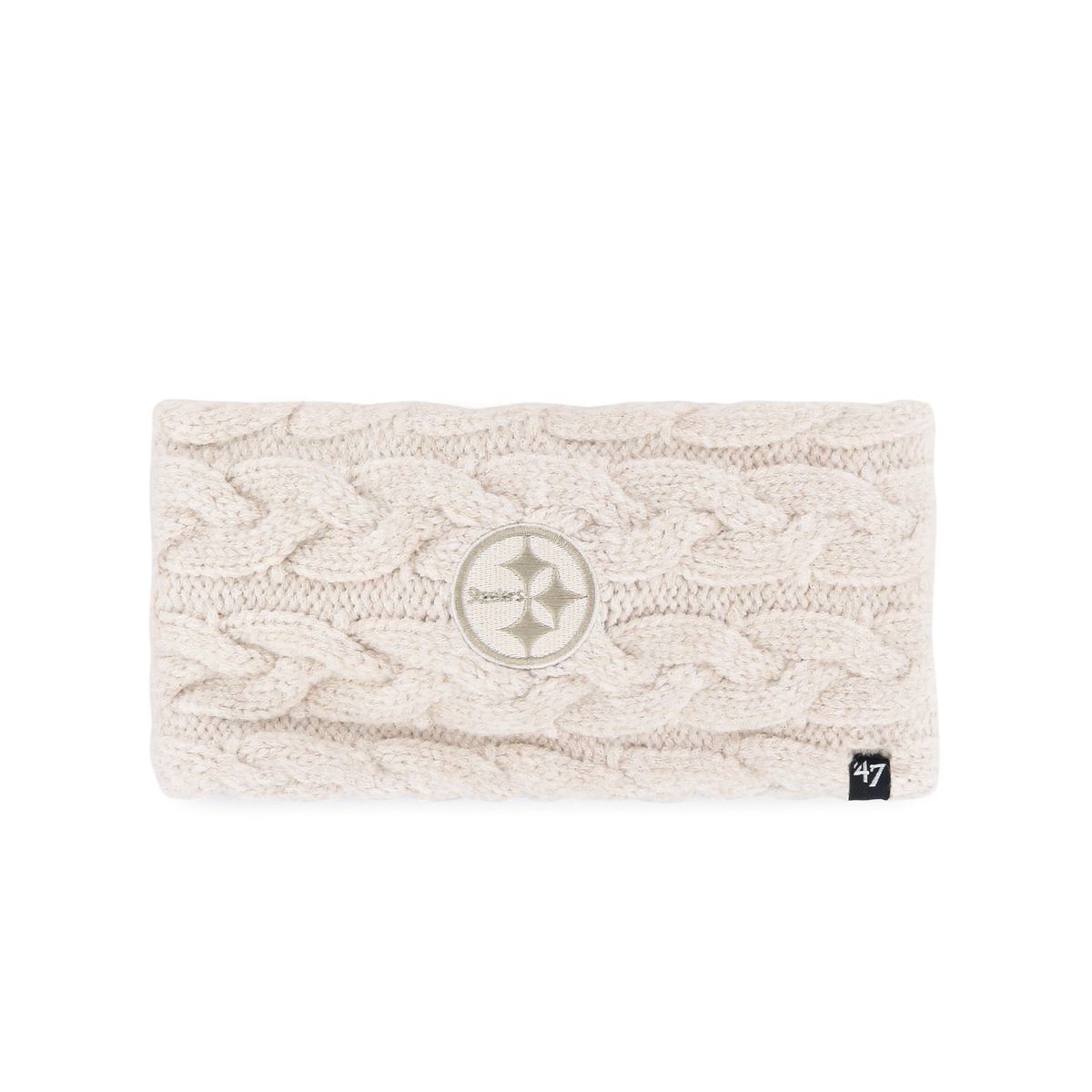 Pittsburgh Steelers Women's '47 Brand Latte Knit Headband