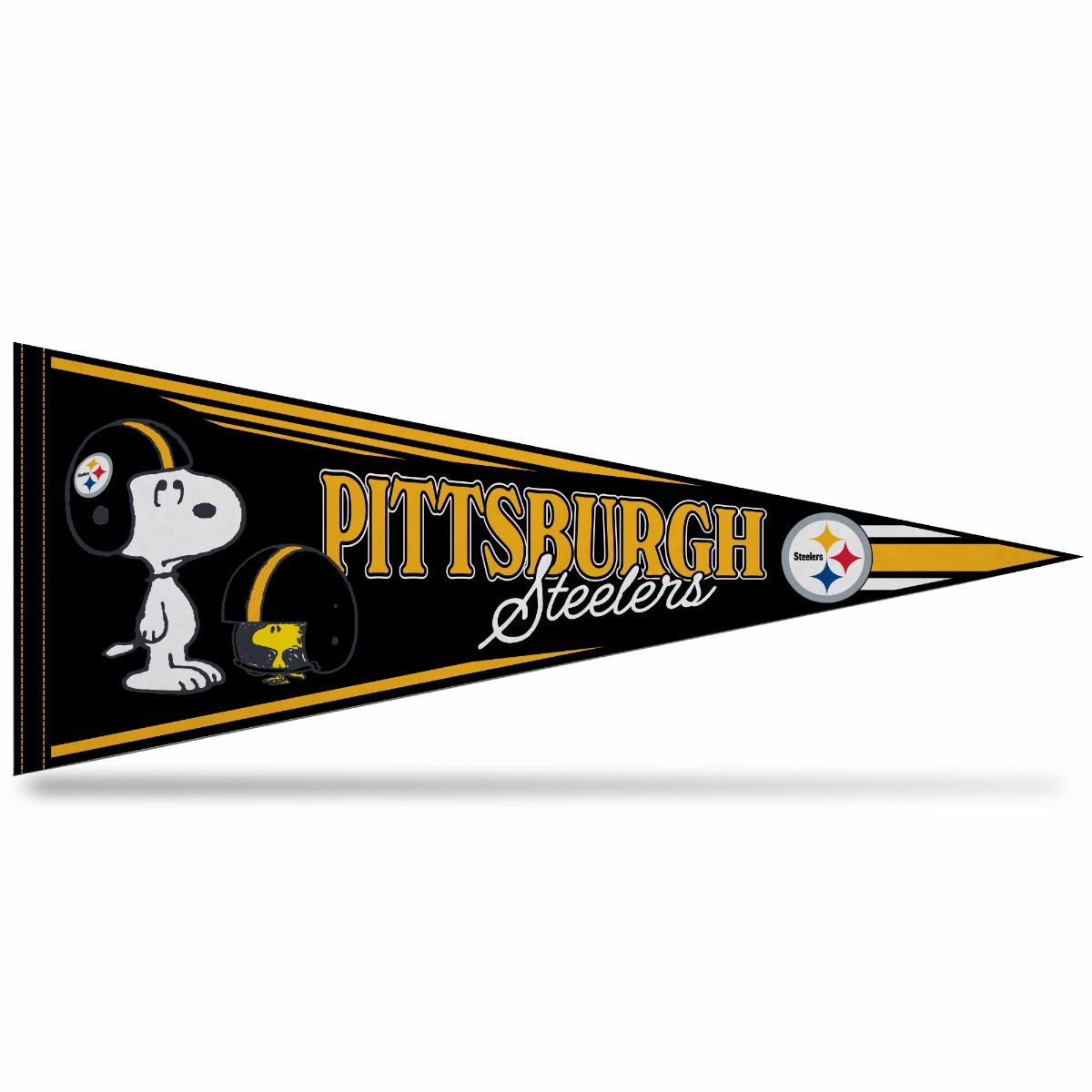 Pittsburgh Steelers Peanuts 12x30 Felt Pennant