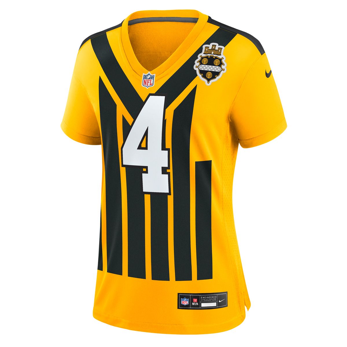DK Metcalf #4 Women's Nike Replica '33 Throwback Jersey 3 DK Metcalf #4 Women's Nike Replica '33 Throwback Jersey