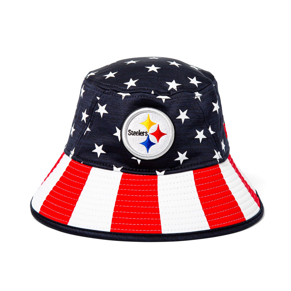 Pittsburgh Steelers New Era Stars and Stripes Bucket Hat