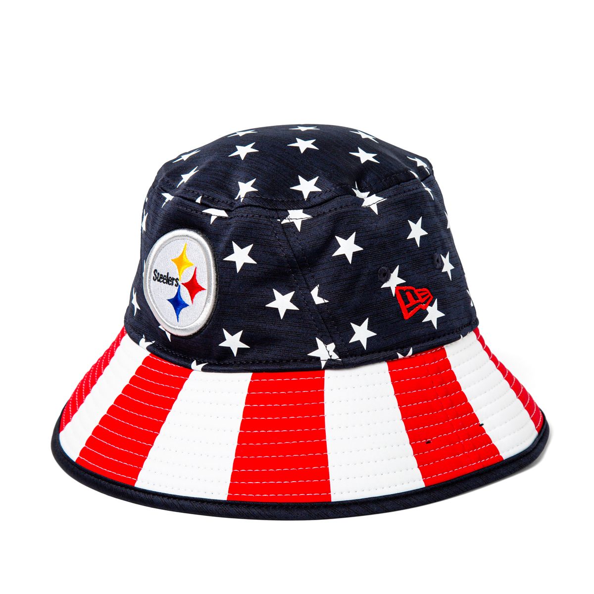 Pittsburgh Steelers New Era Stars and Stripes Bucket Hat