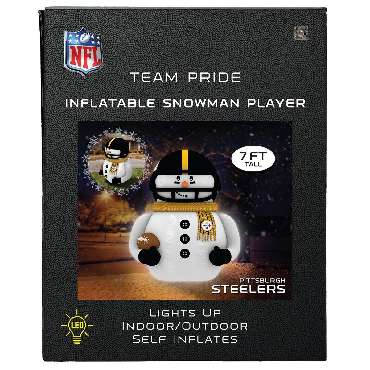 Pittsburgh Steelers Inflatable Snowman 5 Pittsburgh Steelers Inflatable Snowman