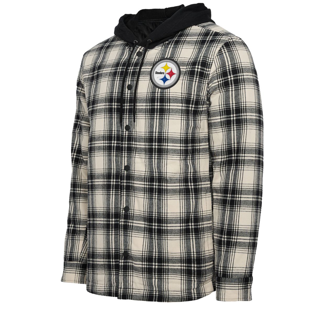 Pittsburgh Steelers Men's Darius Rucker Hooded Plaid Shacket