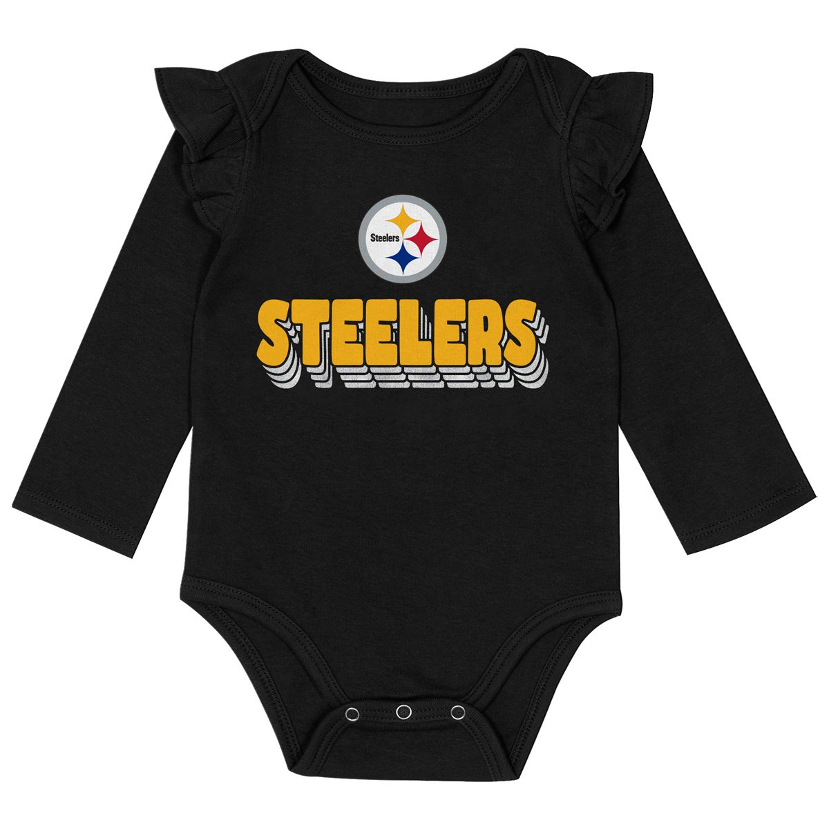 Pittsburgh Steelers Newborn Girls Play Date Creeper & Pant Set
