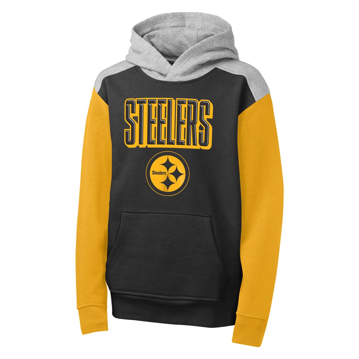 Pittsburgh Steelers Youth Color Rush Red Zone Pullover Fleece Hoodie 1 Pittsburgh Steelers Youth Color Rush Red Zone Pullover Fleece Hoodie
