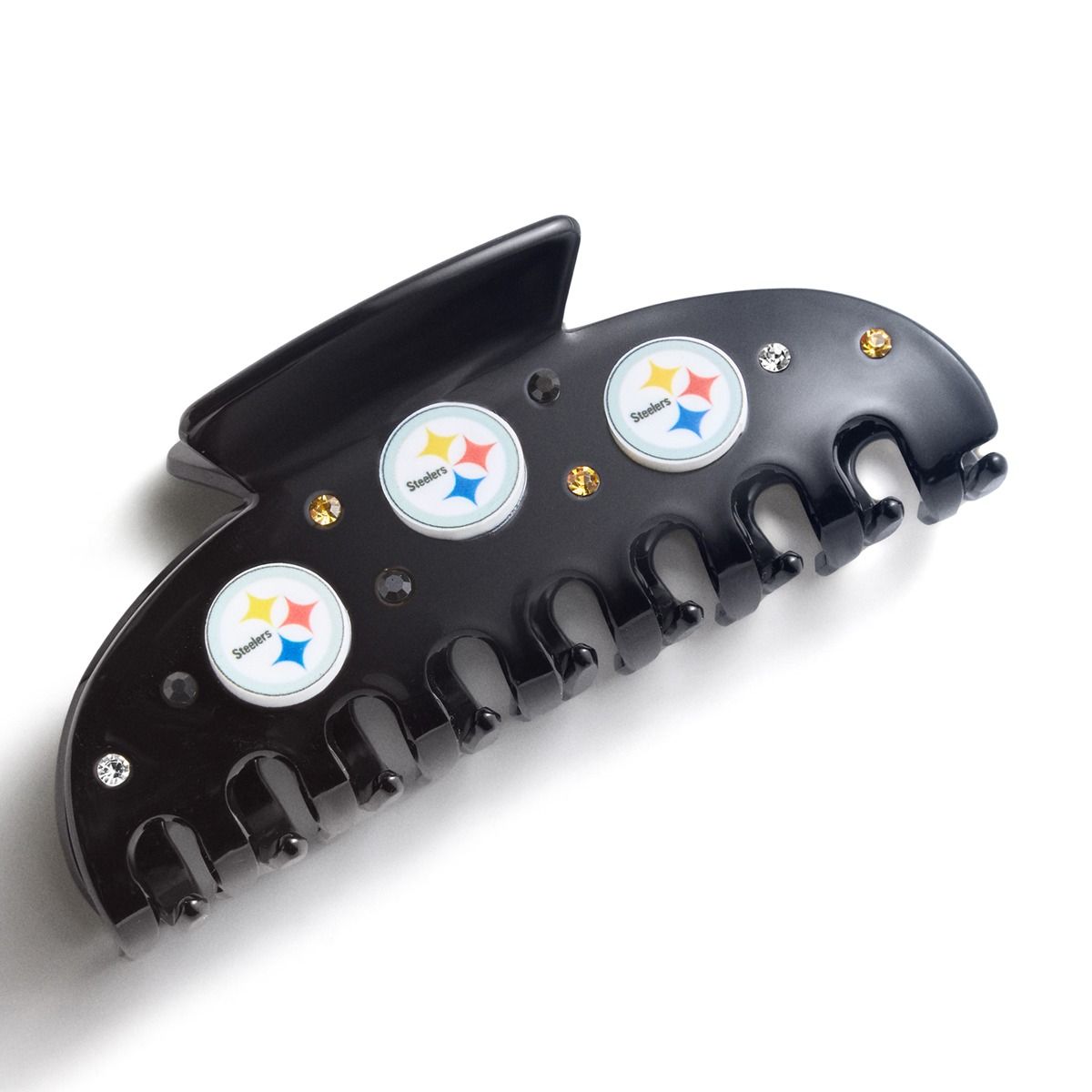 Pittsburgh Steelers BAUBLEBAR Stacked Hair Claw Clip 1 Pittsburgh Steelers BAUBLEBAR Stacked Hair Claw Clip