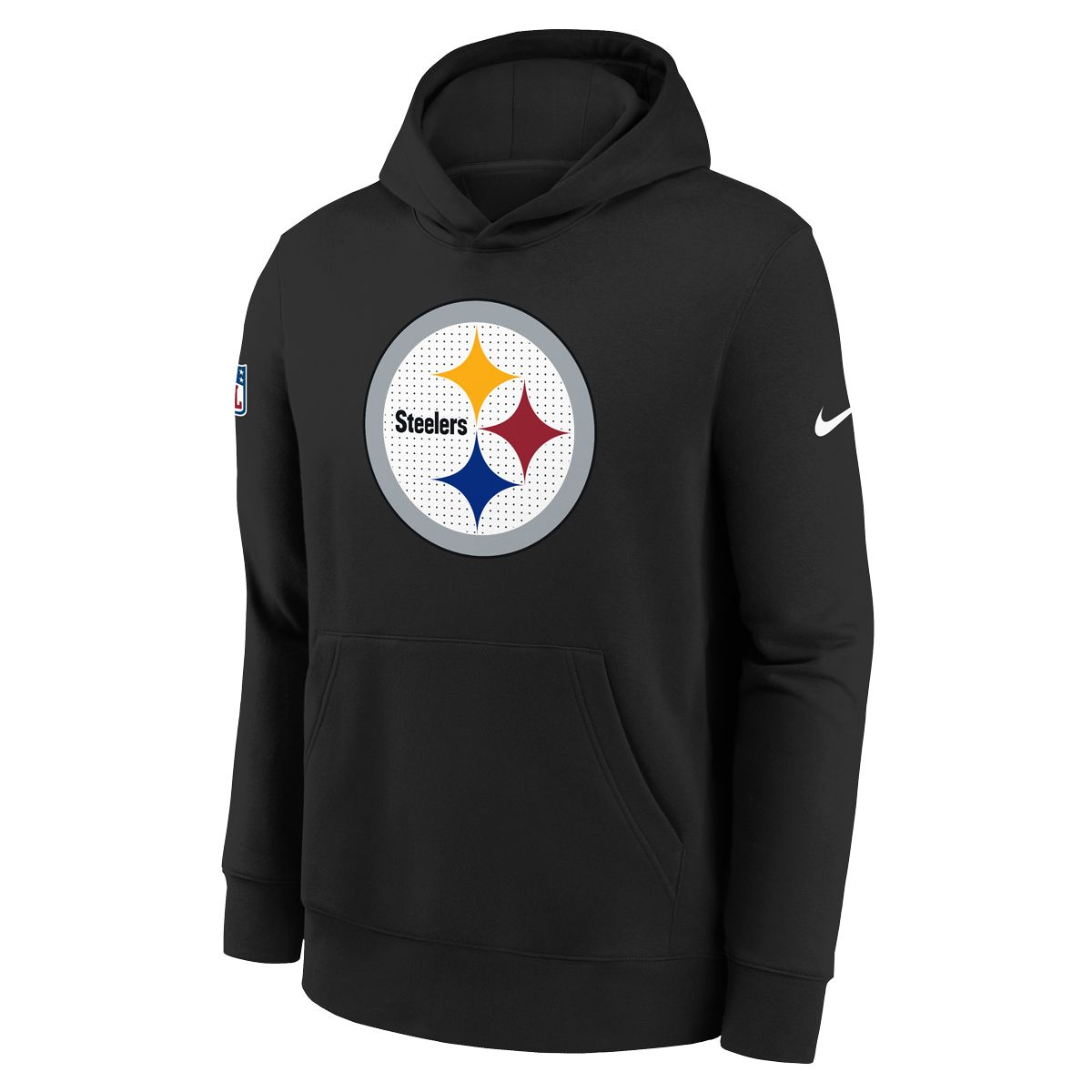 Pittsburgh Steelers Youth Nike Club Sideline Fleece Hoodie