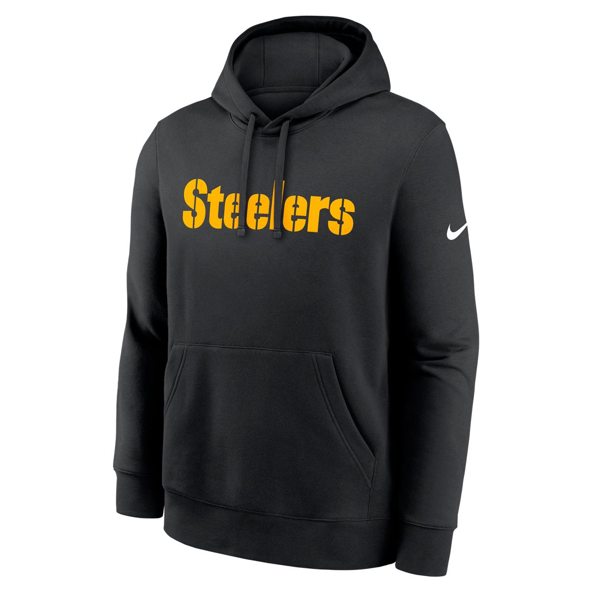 Pittsburgh Steelers Men's Nike Wordmark Club Pullover Fleece Hoodie