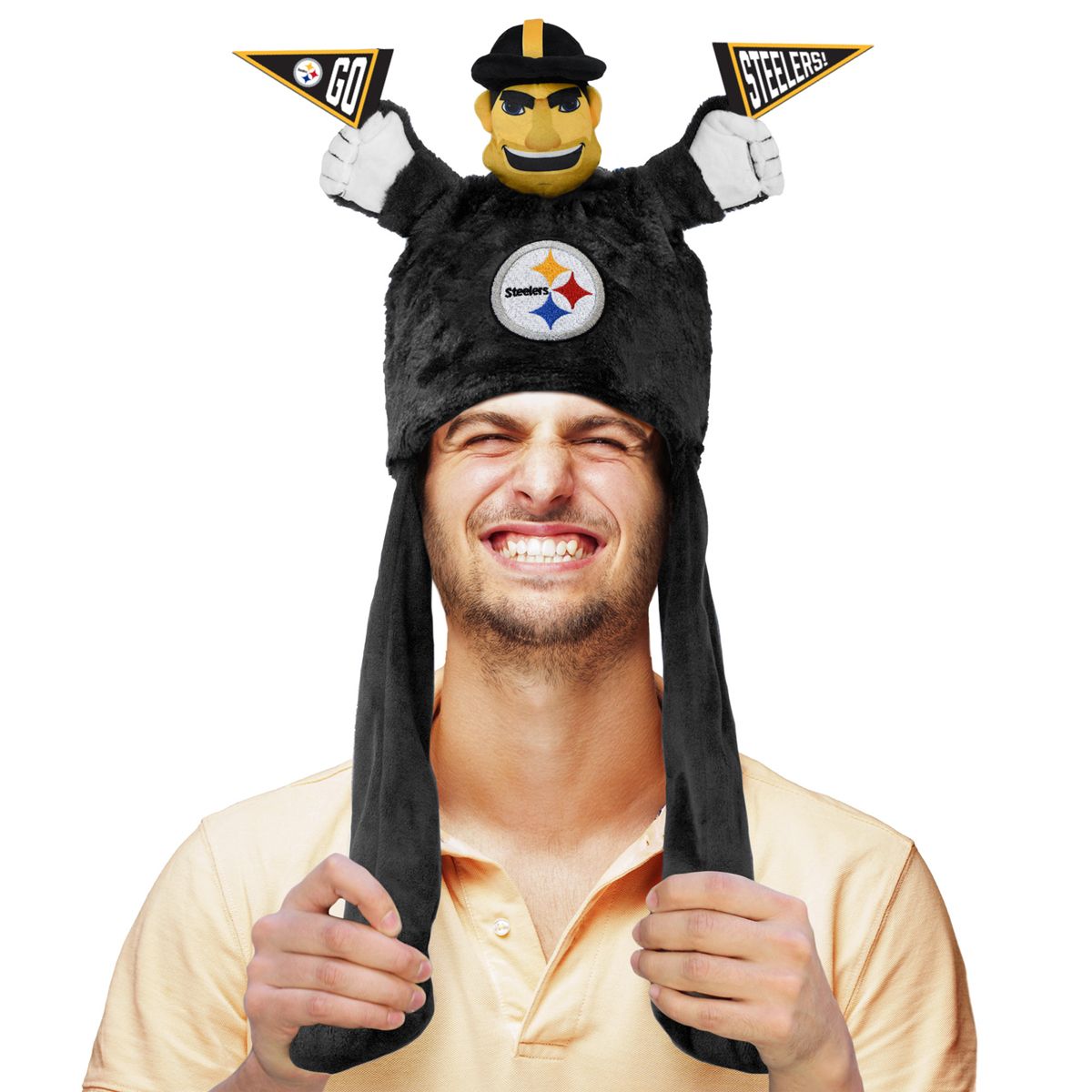 Pittsburgh Steelers Cheering Mascot Hat
