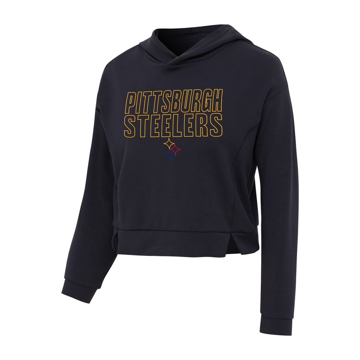 Pittsburgh Steelers Women's Darby Pullover Scuba Hoodie 3 Pittsburgh Steelers Women's Darby Pullover Scuba Hoodie