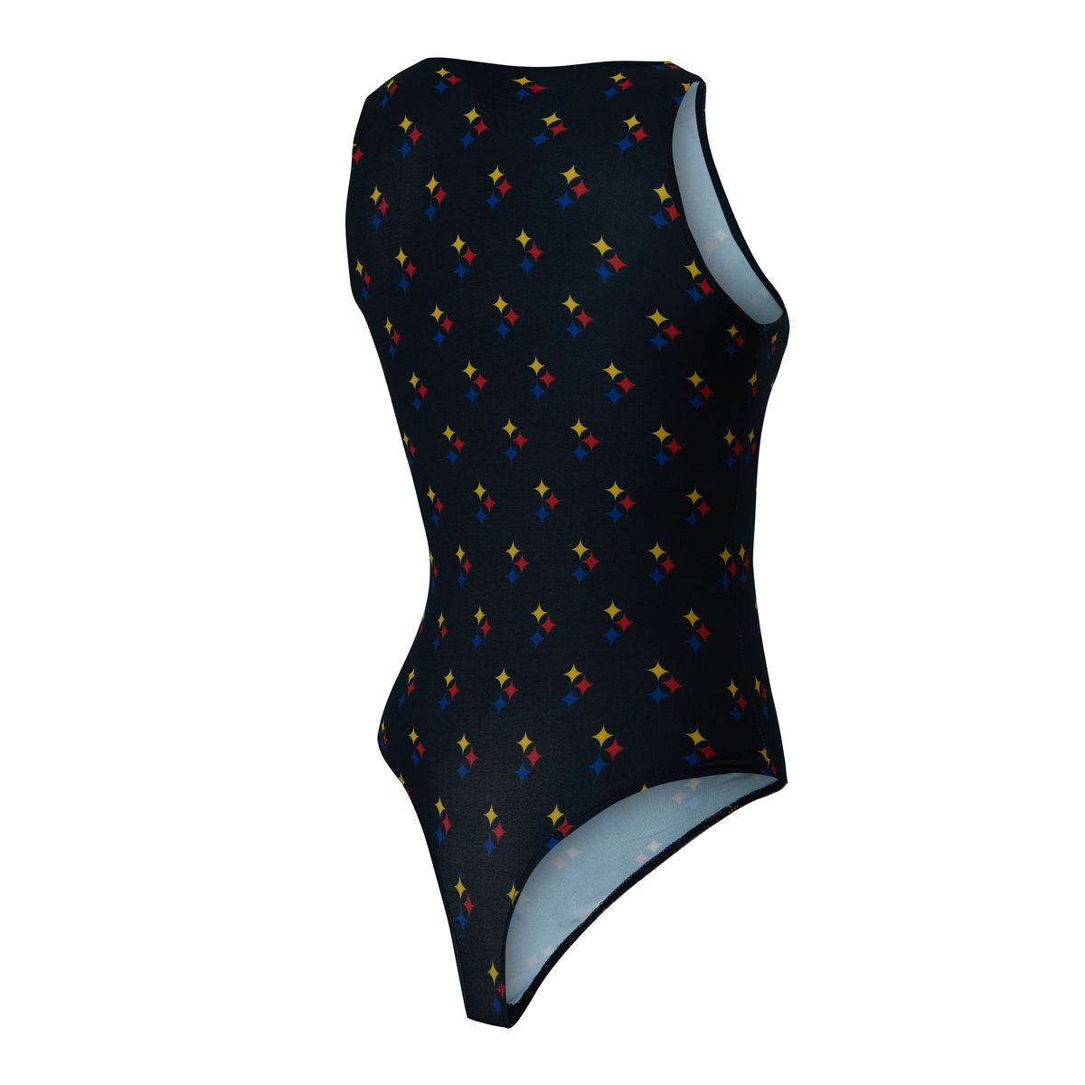 Pittsburgh Steelers Women's Mosaic Hypocycloid Bodysuit 2 Pittsburgh Steelers Women's Mosaic Hypocycloid Bodysuit