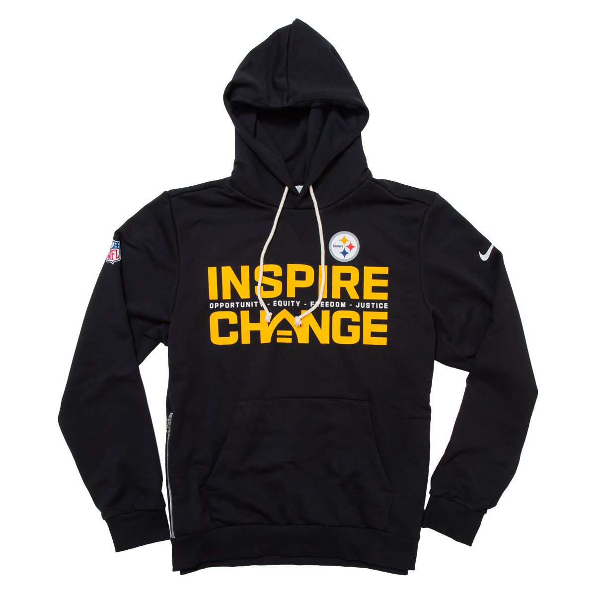 Pittsburgh Steelers Men's Nike Inspire Change Pullover Fleece Hoodie 1 Pittsburgh Steelers Men's Nike Inspire Change Pullover Fleece Hoodie